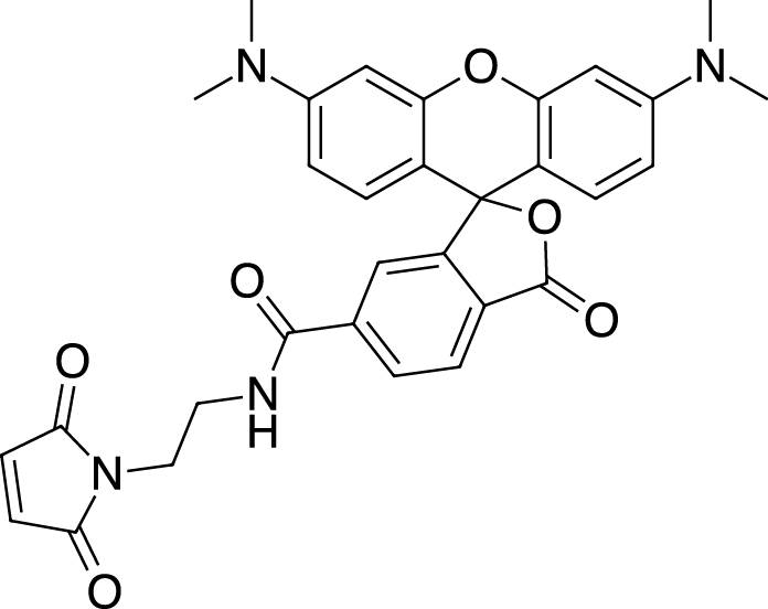 TAMRA maleimide, 6-isomer Chemical Structure