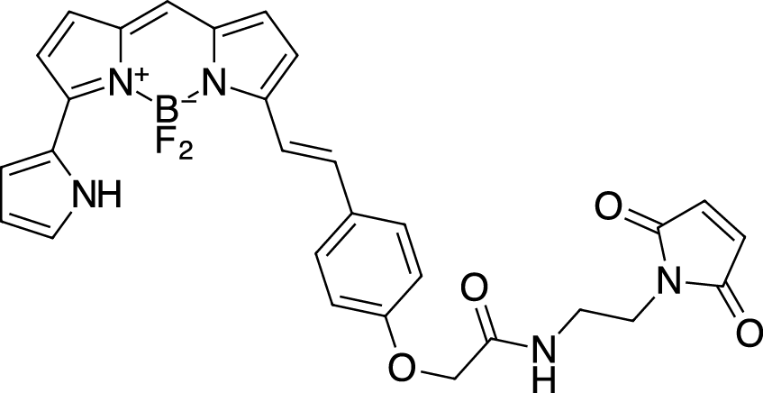 BDP 650/665 maleimide Chemical Structure