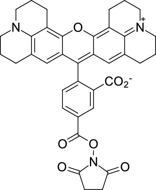 ROX NHS ester, 5-isomer 化学構造