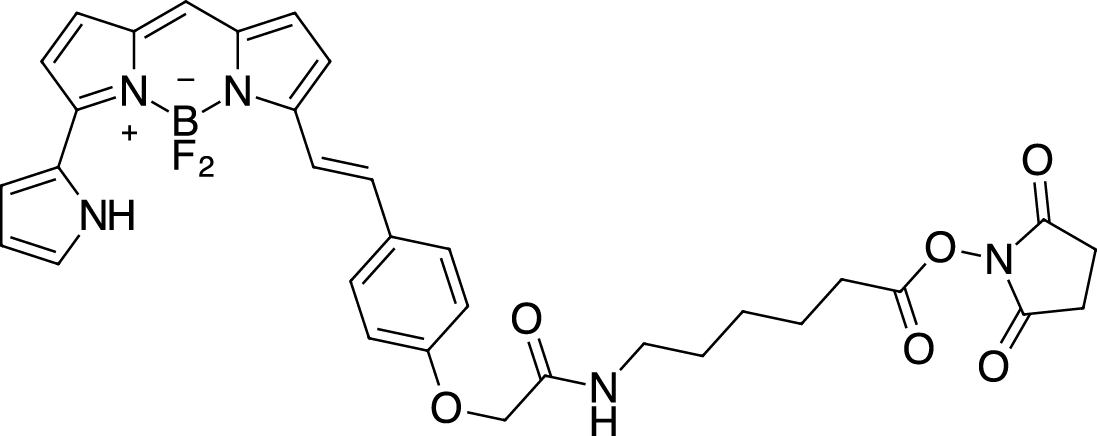 BDP 650/665 X NHS ester Chemical Structure