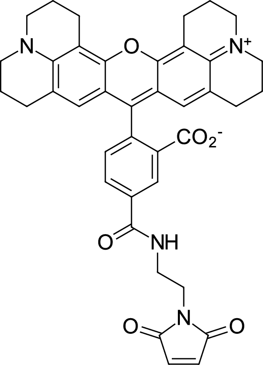 ROX maleimide, 5-isomer 化学構造