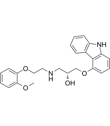 (R)-Carvedilol  Chemical Structure