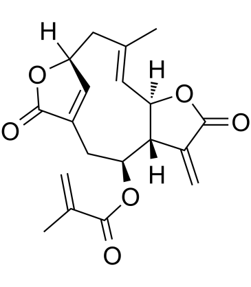 Deoxyelephantopin التركيب الكيميائي