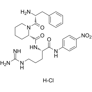 H-D-Phe-Pip-Arg-pNA hydrochloride التركيب الكيميائي