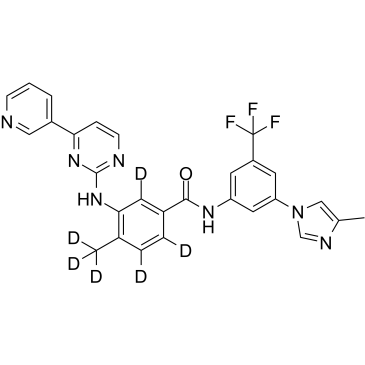 Nilotinib D6 التركيب الكيميائي