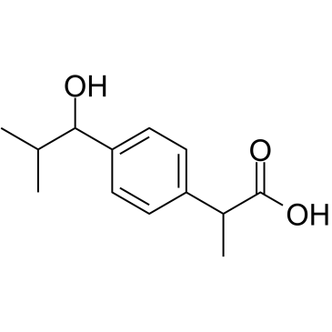 1-Hydroxy-ibuprofen Chemical Structure