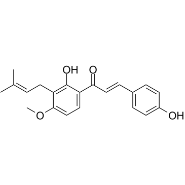 4-Hydroxyderricin  Chemical Structure