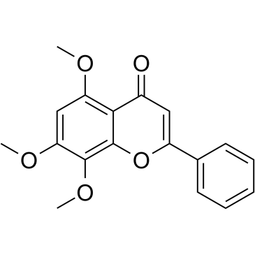 5,7,8-Trimethoxyflavone  Chemical Structure