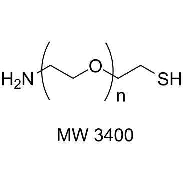 Amine-PEG-thiol (MW 3400) التركيب الكيميائي
