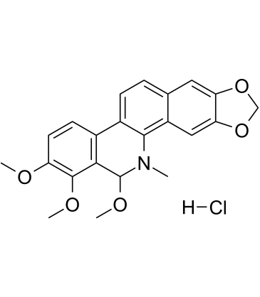 Angoline hydrochloride 化学構造