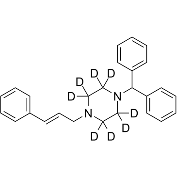 Cinnarizine D8 Chemical Structure