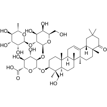 Dehydrosoyasaponin I Chemical Structure