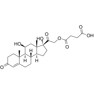 Hydrocortisone hemisuccinate Chemical Structure