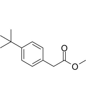 Methyl p-tert-butylphenylacetate Chemische Struktur