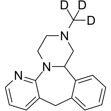 Mirtazapine D3 Chemical Structure