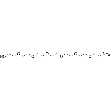 NH2-PEG7 التركيب الكيميائي