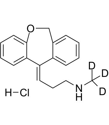 Nordoxepin D3 hydrochloride التركيب الكيميائي