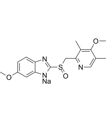 Omeprazole sodium 化学構造