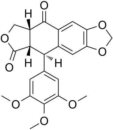 Picropodophyllone Chemische Struktur