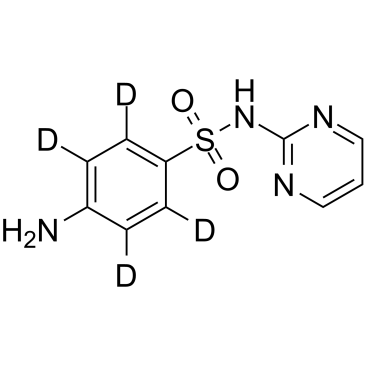 Sulfadiazine D4 التركيب الكيميائي