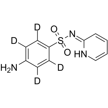 Sulfapyridine D4 Chemische Struktur