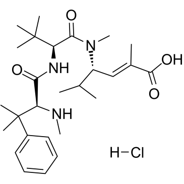 Taltobulin hydrochloride 化学構造