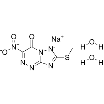 Triazavirin التركيب الكيميائي