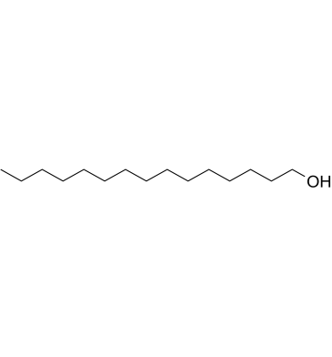 1-Pentadecanol 化学構造