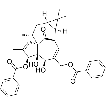 Ingenol 3,20-dibenzoate  Chemical Structure