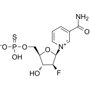 Sulfo-ara-F-NMN 化学構造