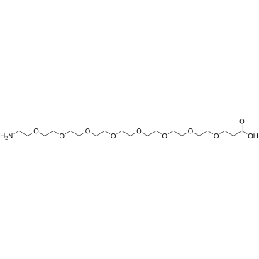 NH2-PEG9-acid Chemische Struktur