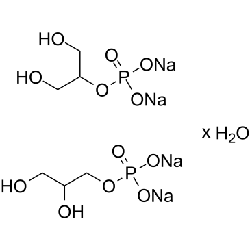 Glycerophosphoric acid disodium salt hydrate (α and β mixture) Chemical Structure