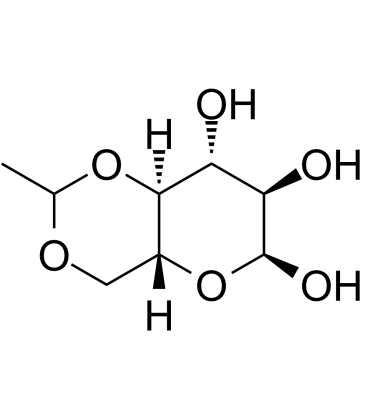 4,6-O-Ethylidene-α-D-glucose Chemical Structure