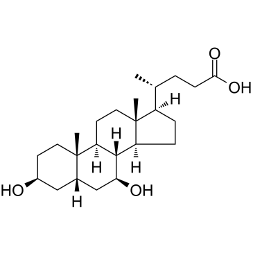 3β-Ursodeoxycholic acid التركيب الكيميائي