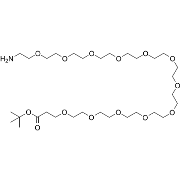 Amino-PEG12-Boc Chemische Struktur