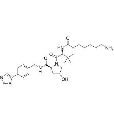 (S,R,S)-AHPC-C6-NH2 Chemical Structure