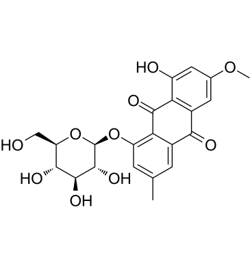 Physion 8-O-β-D-glucoside Chemical Structure