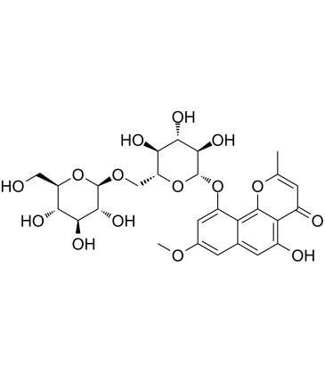 Isorubrofusarin-6-O-β-gentiobioside التركيب الكيميائي