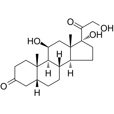 5β-Dihydrocortisol Chemical Structure