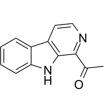 1-Acetyl-β-carboline Chemische Struktur