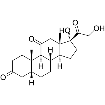 5β-Dihydrocortisone Chemische Struktur