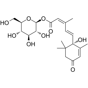 β-D-Glucopyranosyl abscisate Chemical Structure