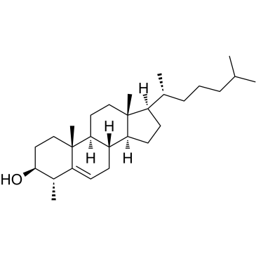 4α-Methylcholesterol Chemical Structure