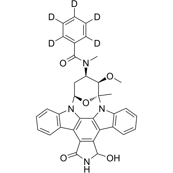 3-Hydroxy Midostaurin-D5 Chemical Structure