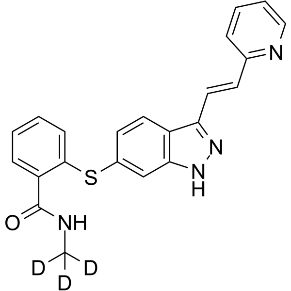 Axitinib-d3  Chemical Structure