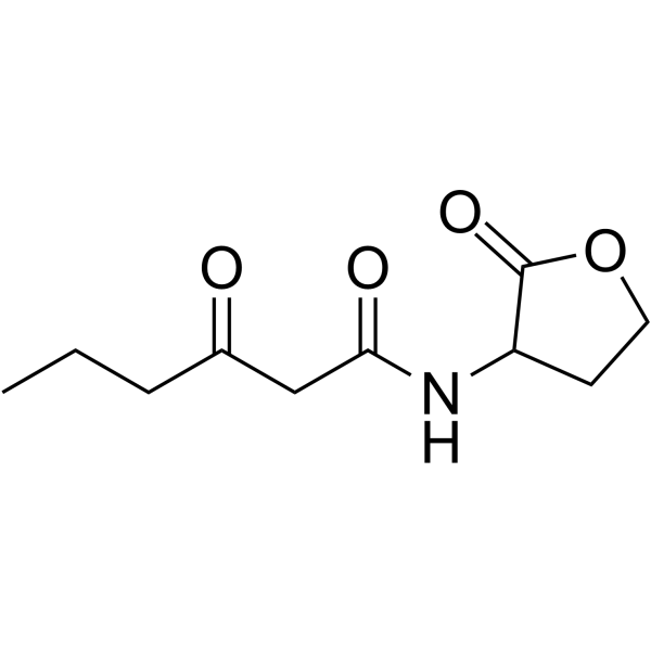 N-(Ketocaproyl)-DL-homoserine lactone Chemical Structure