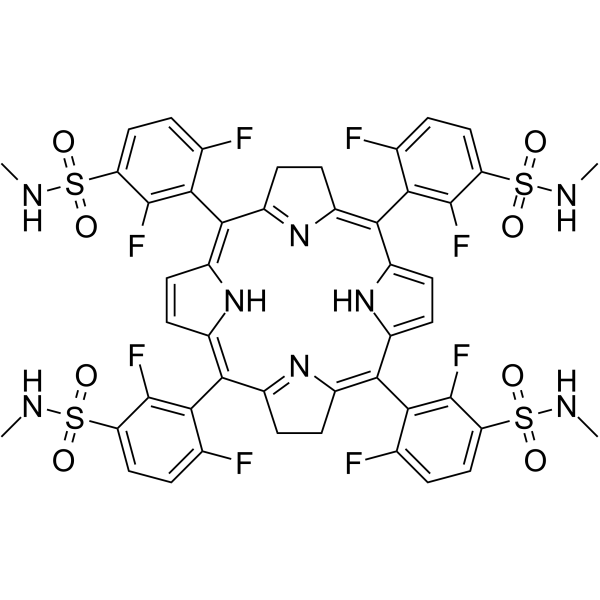 Redaporfin Chemical Structure