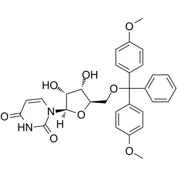 5’-O-DMT-rU Chemical Structure