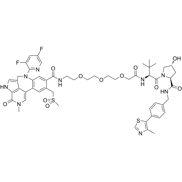 PROTAC BRD4 Degrader-8  Chemical Structure