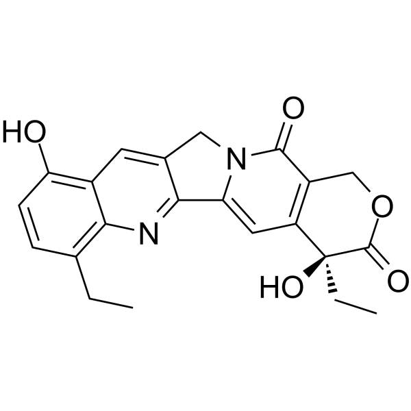 12-Ethyl-9-hydroxycamptothecin Chemische Struktur